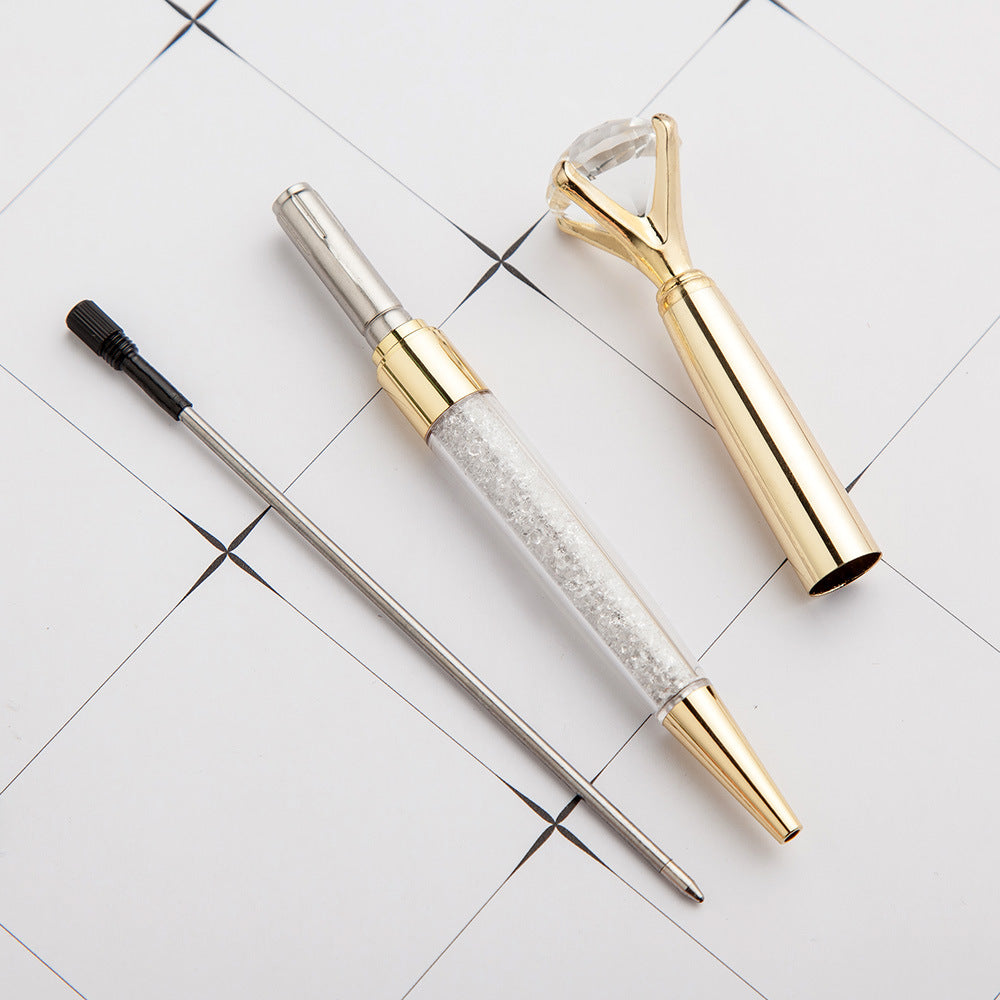 Whoelsale Pens Metal Large Diamond Pen Fashion Crystal Pen